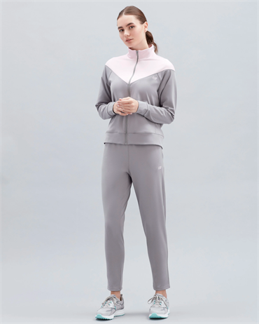 Skechers W Micro Color Block Suit Kadın Gri Eşofman Takımı - S212251-003