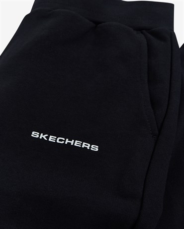 Skechers W New Basics Regular Sweatpant Kadın Siyah Günlük Eşofman Altı - S212419-001